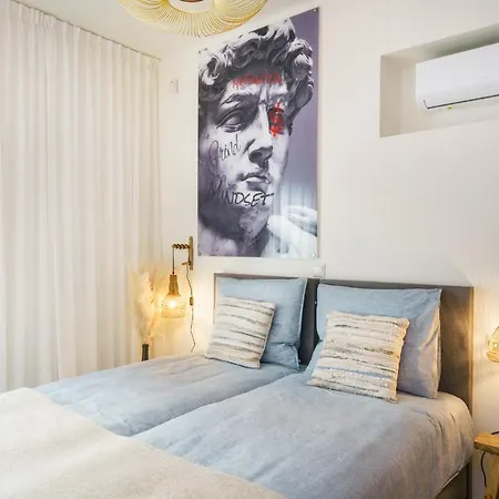 Modern Family Leba With Terrace View, Private Pool & Bbq Rethymno