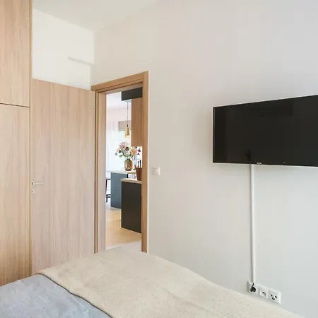 Modern Family Leba With Terrace View, Private Pool & Bbq