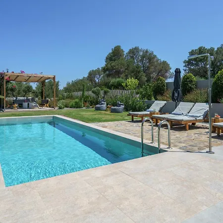 Modern Family Leba With Terrace View, Private Pool & Bbq Rethymno