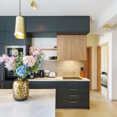 Modern Family Leba With Terrace View, Private Pool & Bbq Villa Rethymno