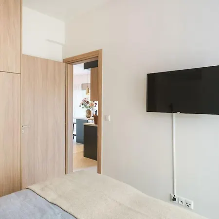 Villa Modern Family Leba With Terrace View, Private Pool & Bbq